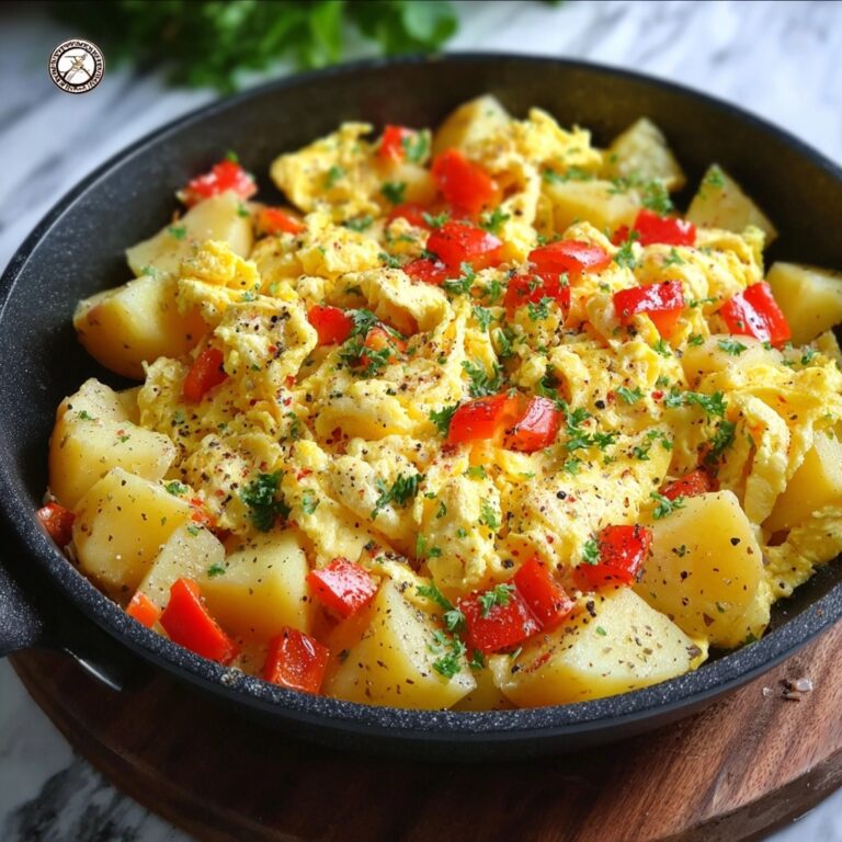 Cheesy Potato Egg Scramble: Easy Comfort for Your Mornings Recipe