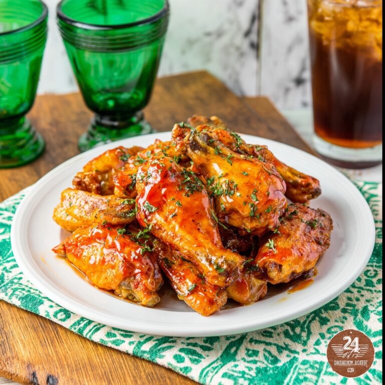 Crockpot Honey Chipotle Chicken Wings Recipe