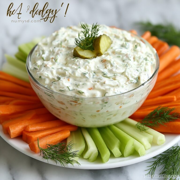 Tangy Pickle Juice Ranch Dressing for Flavorful Salads Recipe