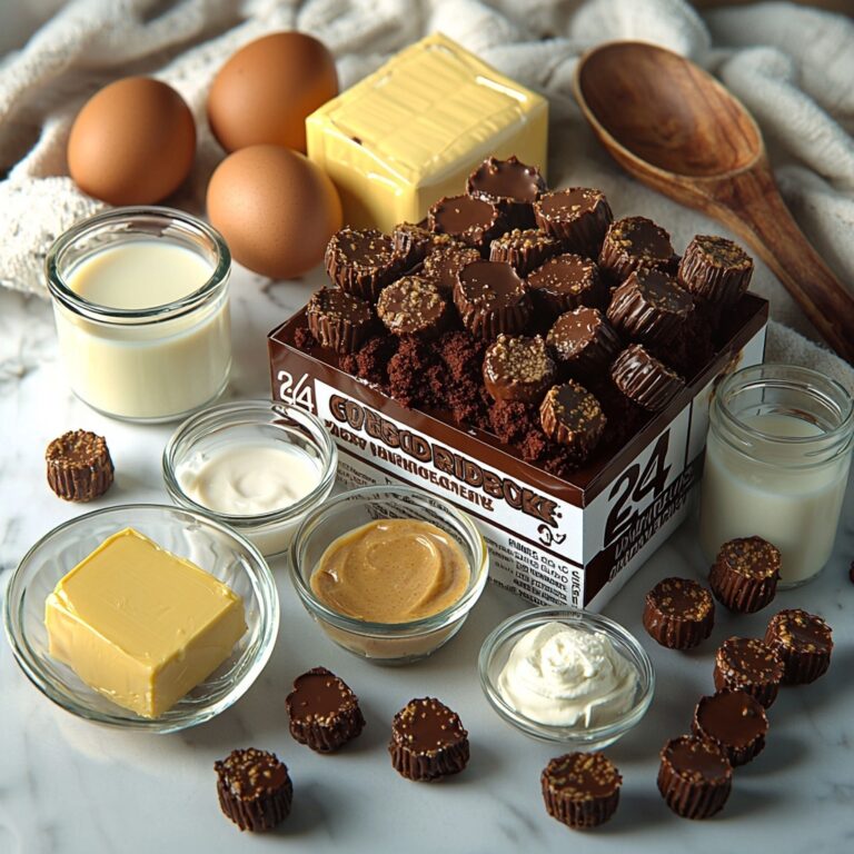 Chocolate Cupcakes with Peanut Butter Frosting and Mini Reese’s Recipe