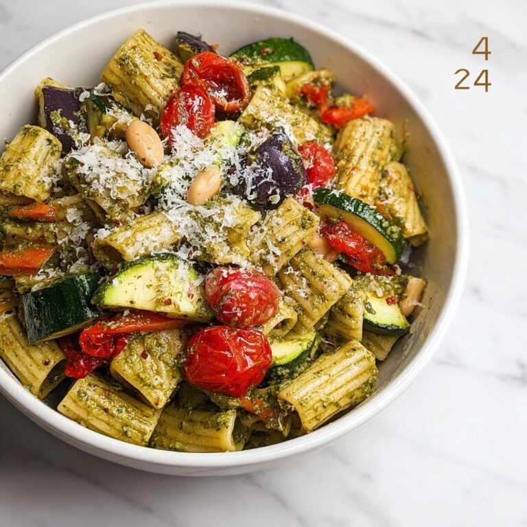 Balsamic Roasted Veggie and White Bean Pasta Recipe
