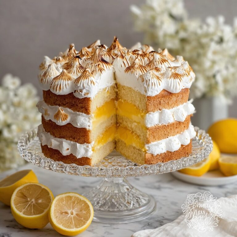 Lemon Meringue Layer Cake Recipe