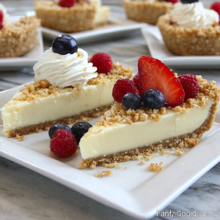 No Bake Cream Cheese Lemon Pie with Graham Cracker Crust Recipe