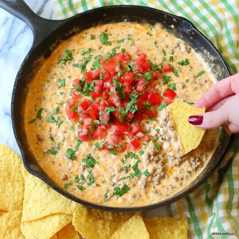 Rotel Dip with Ground Beef and Velveeta Recipe