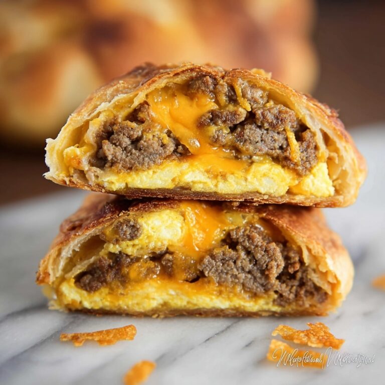 Breakfast Sausage Stromboli Recipe