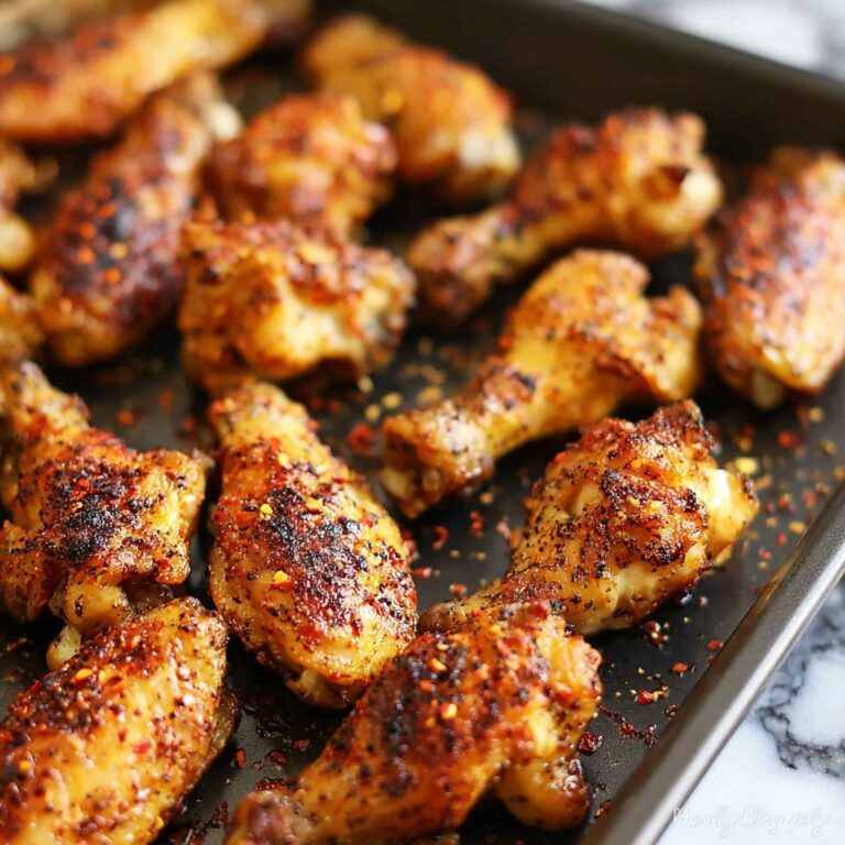 Old Bay Crispy Baked or Air Fryer Chicken Wings Recipe