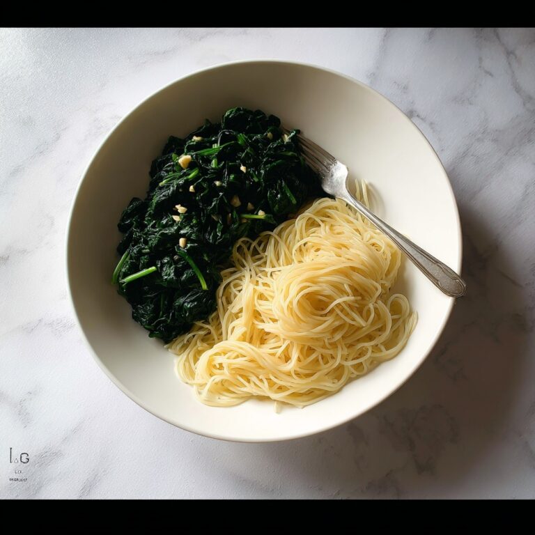 50-50 Buttered Noodles and Greens Recipe