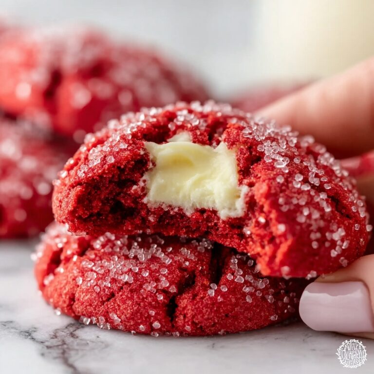 Simple Red Velvet Cream Cheese Thumbprint Cookies Recipe
