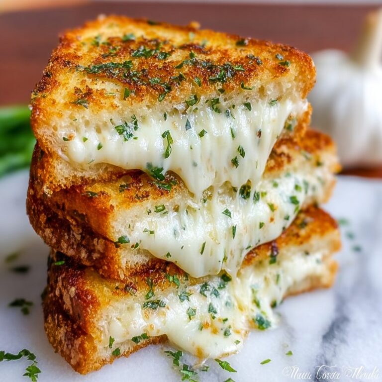 Garlic Bread Grilled Cheese Recipe
