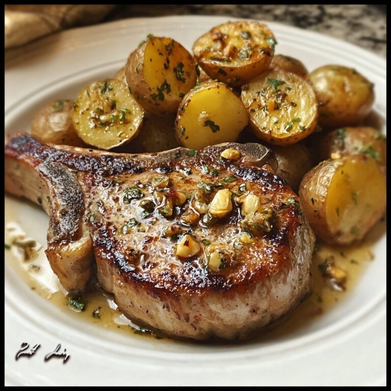 Savory Garlic Pork Chops with Potatoes for Cozy Nights Recipe